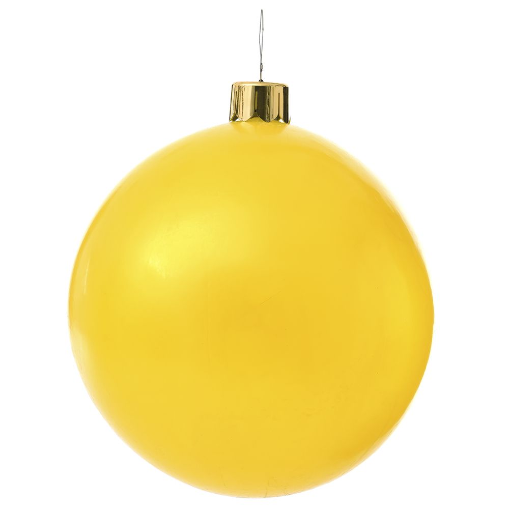 KUGLA GUMENA NA NADUVAVANJE 45 CM ŽUTA