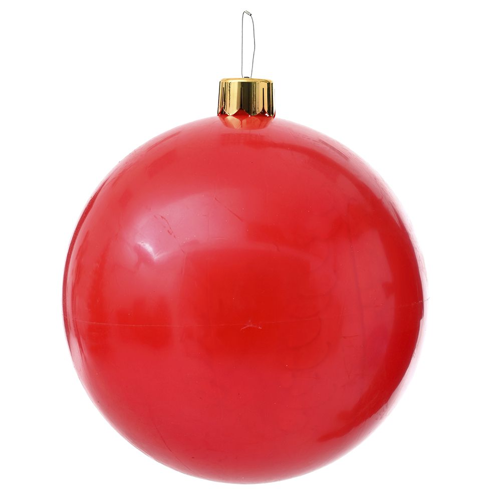 KUGLA GUMENA NA NADUVAVANJE 75 CM CRVBENA