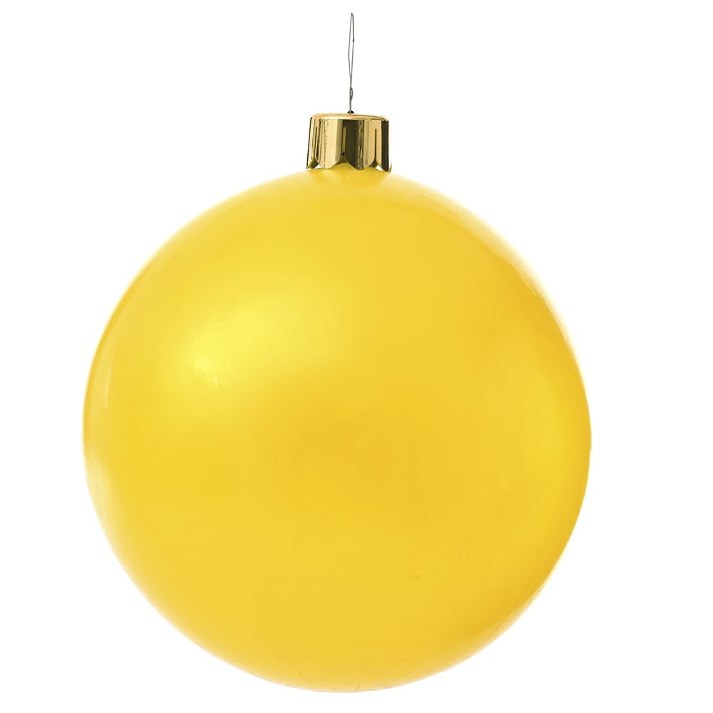KUGLA GUMENA NA NADUVAVANJE 75 CM ŽUTA