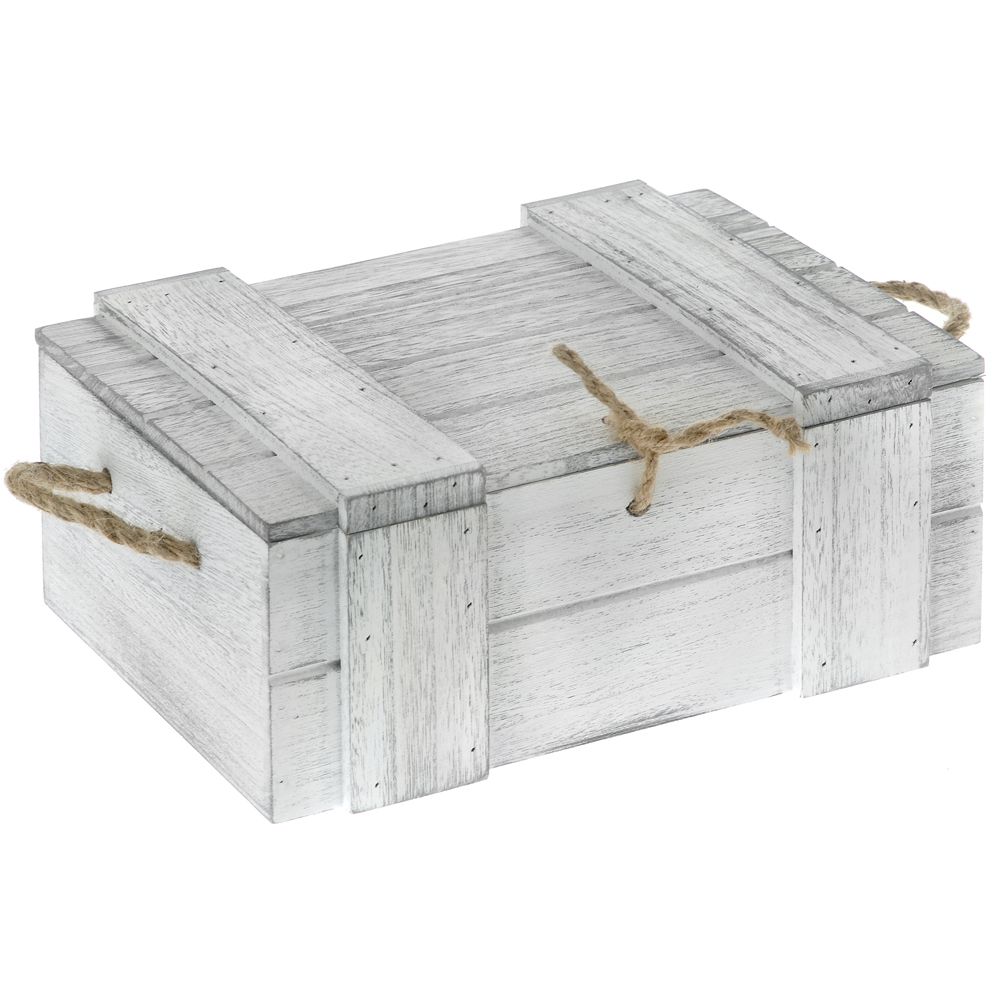 62038 KUTIJA DRVENA U OBLIKU GAJBICE 36*26*15 CM