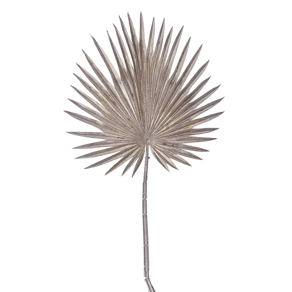 LIST PALME ŠAMPANJ SA ŠTRASOM 86 CM