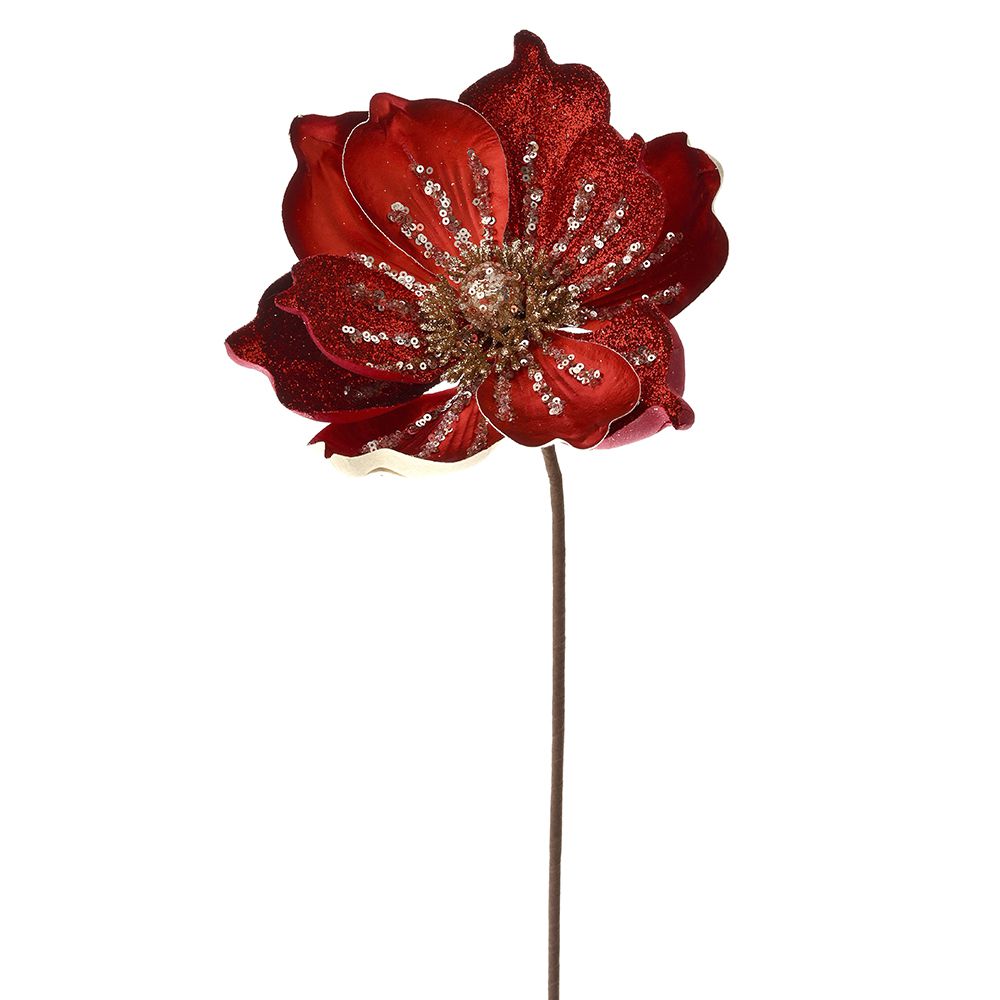 79217  MAGNOLIJA SA ŠTRASOM CRVENA 24X50 CM