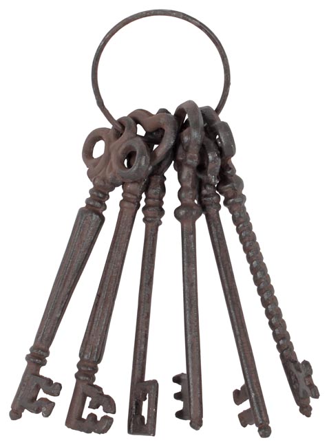 3707980003 METALNA DEKORACIJA KLJUČEVI 6*4.5*20cm