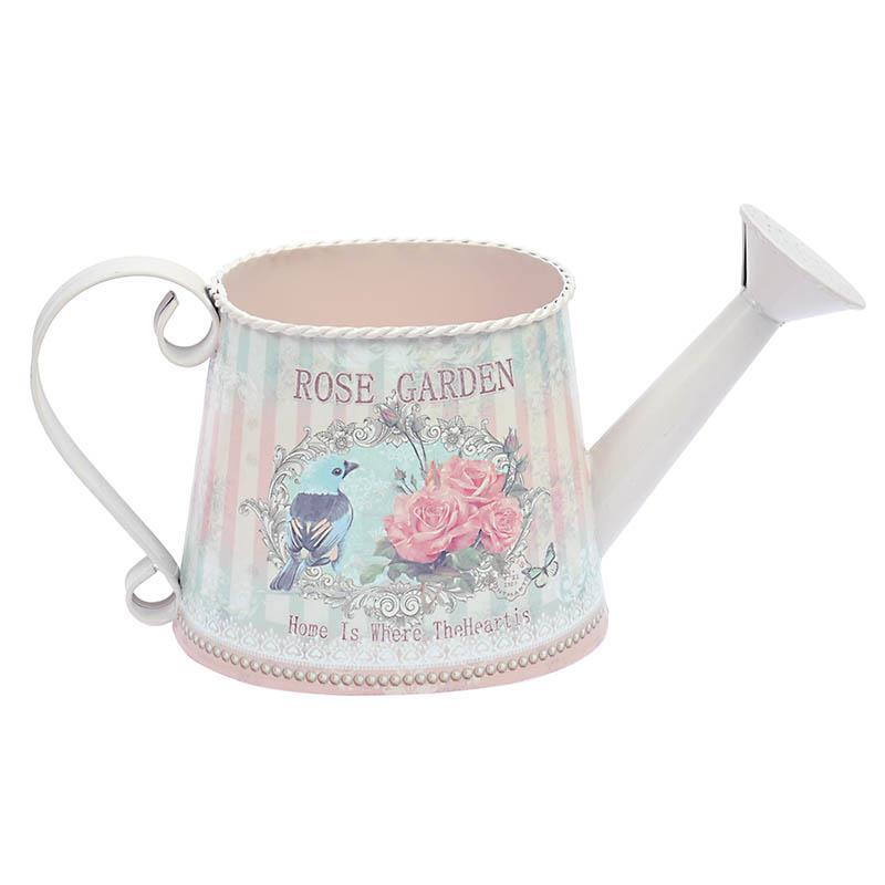3703490029 METALNA KANTICA ZA CVEĆE DEZEN RUŽE 27*9*15cm