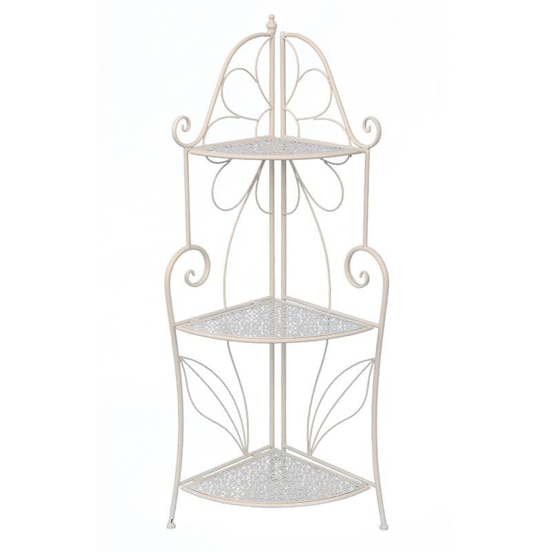 3502070074 METALNA POLICA UGAONA BELA 50*35*119cm