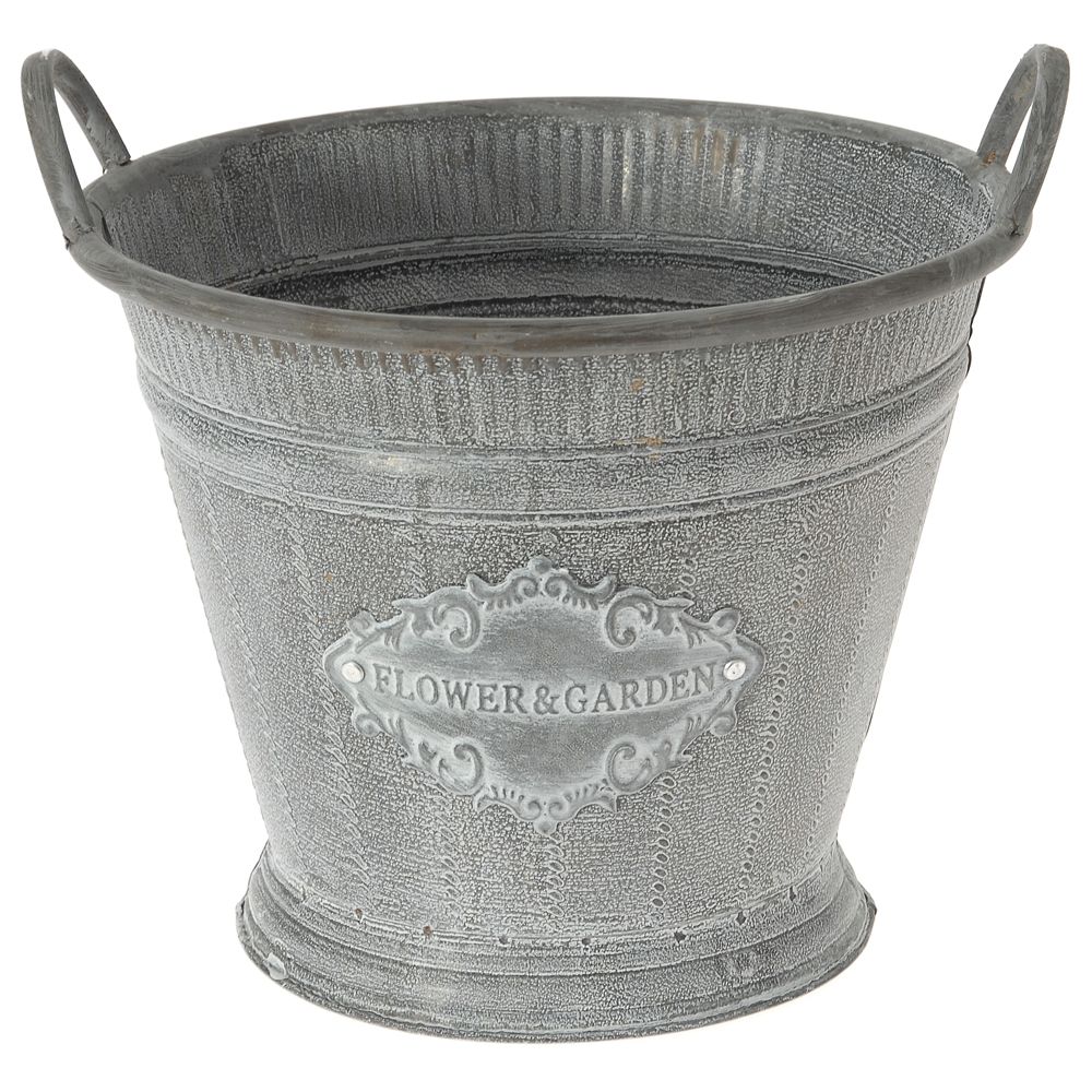 59043 METALNA SAKSIJA ZA CVEĆE 27*23cm