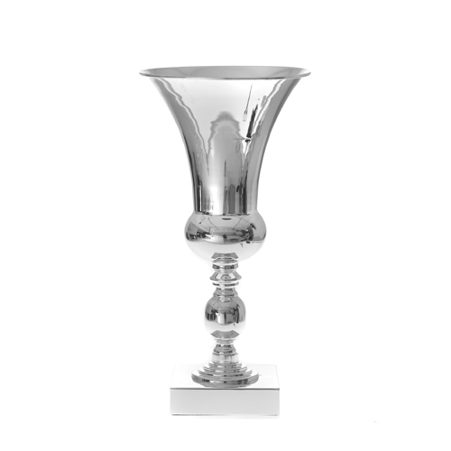 39440 METALNA SREBRNA VAZNA NA POSTOLJU 50cm
