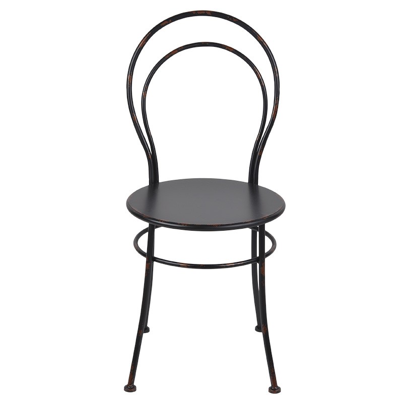 3502420025 METALNA STOLICA CRNA 40*40*87cm