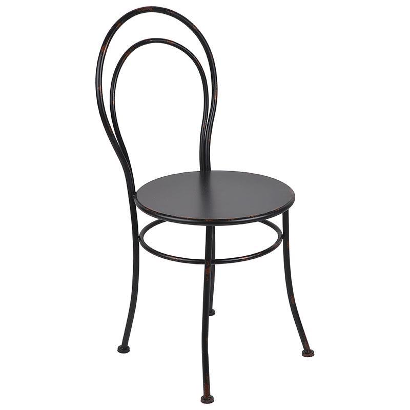 3502420025 METALNA STOLICA CRNA 40*40*87cm