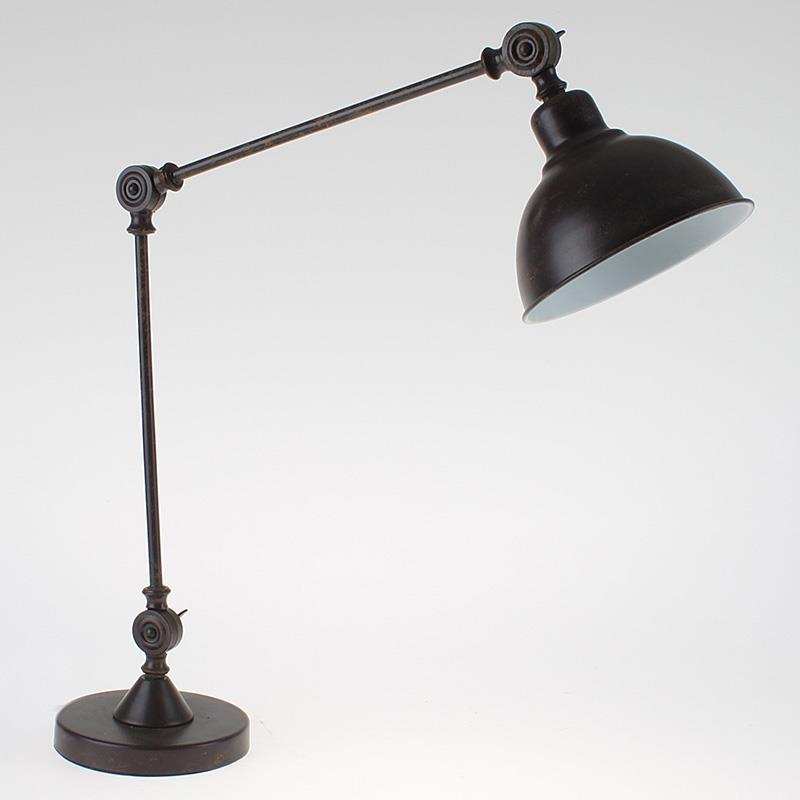 3157160122 METALNA STONA LAMPA CRNA 44*16*63cm