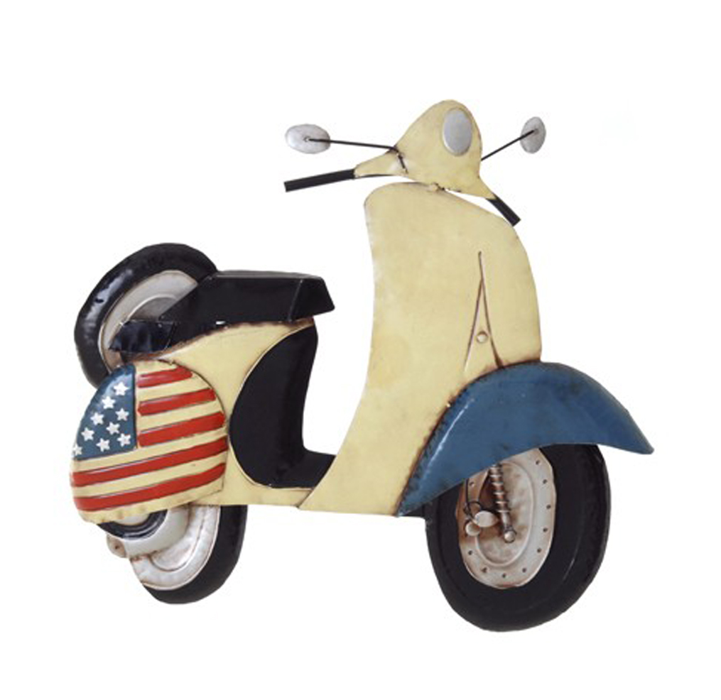 45513 METALNA ZIDNA DEKORACIJA VESPA 70cm