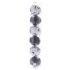 79576 METALNA ZVONCA CRNO BELA SET/6 5 CM