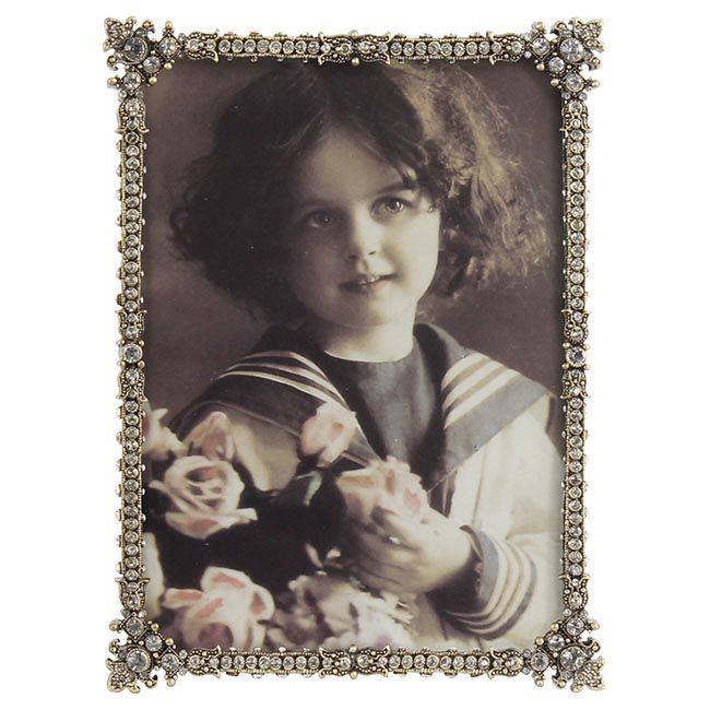 3307440154 METALNI RAM ZA SLIKU SA CIRKONIMA 15X20 CM