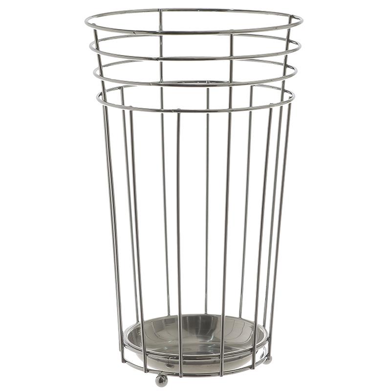 3704370001 METALNI STALAK ZA KI[OBRANE SREBRNI 25X42 CM