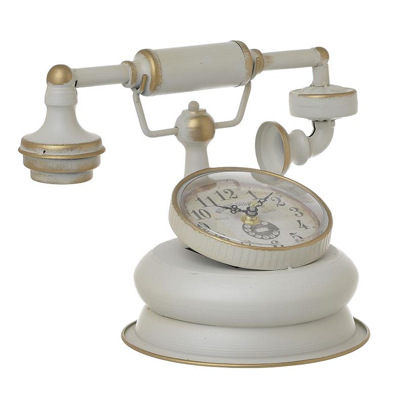 3209770295 METALNI STONI SAT ANTIK TELEFON 27X16X21 CM