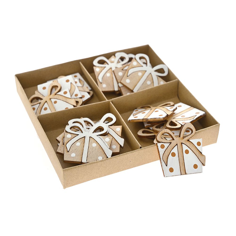 METALNI VISEĆI UKRAS POKLONČIĆI SET/12 4 CM
