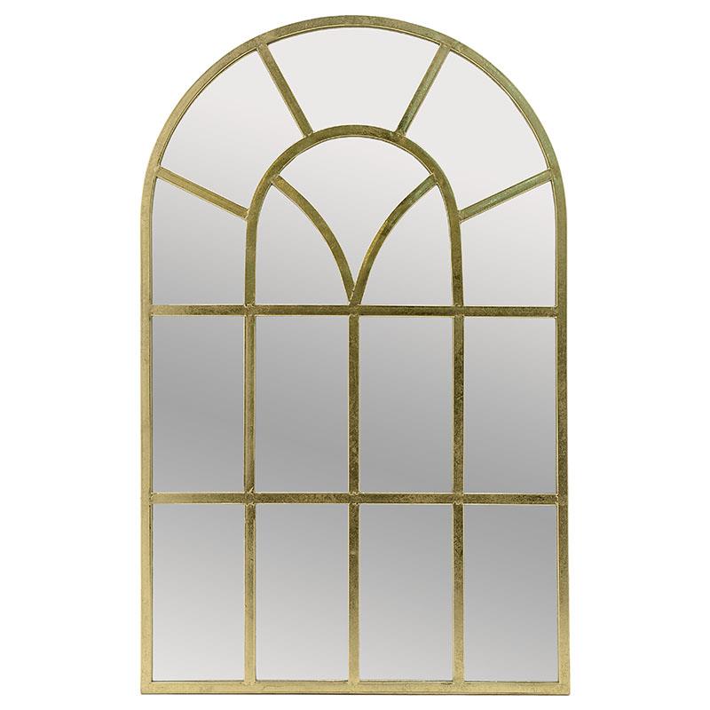 3951610022 METALNO ZIDNO OGLEDALO ZLATNO 75X2,5X120 CM