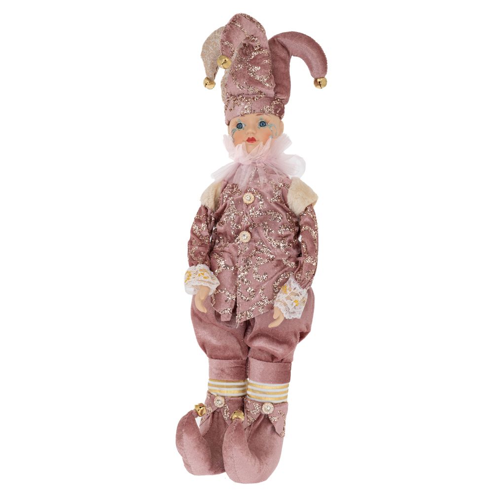 88703 MUZIČKA LUTKA SA POKRETOM ROZE ZLATNA 50 CM