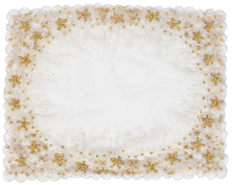 3408090018 NADSTONJAK BELI SA CVETIĆIMA 30*40cm