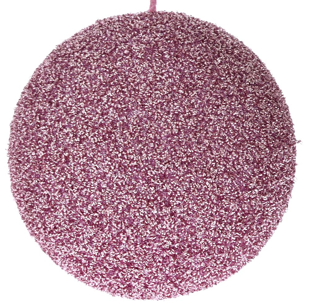 67395 NG KUGLA ROZE SA ŠTRASOM 15 CM