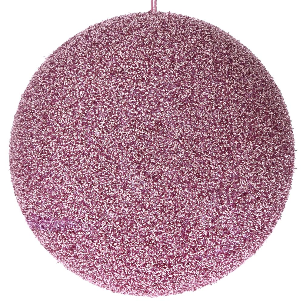 67396 NG KUGLA ROZE SA ŠTRASOM 20 CM