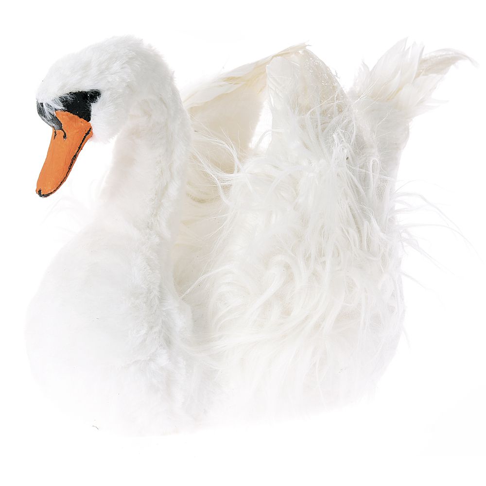 63307 Y NG PLIŠANA LUTKA LABUD BELI 30*20*21cm