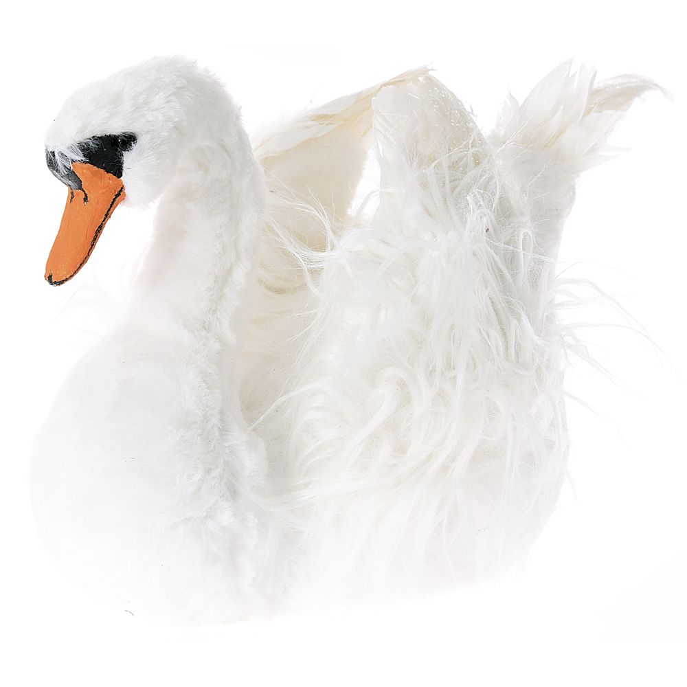 63305 Y NG PLIŠANA LUTKA LABUD BELI 49*30*40cm