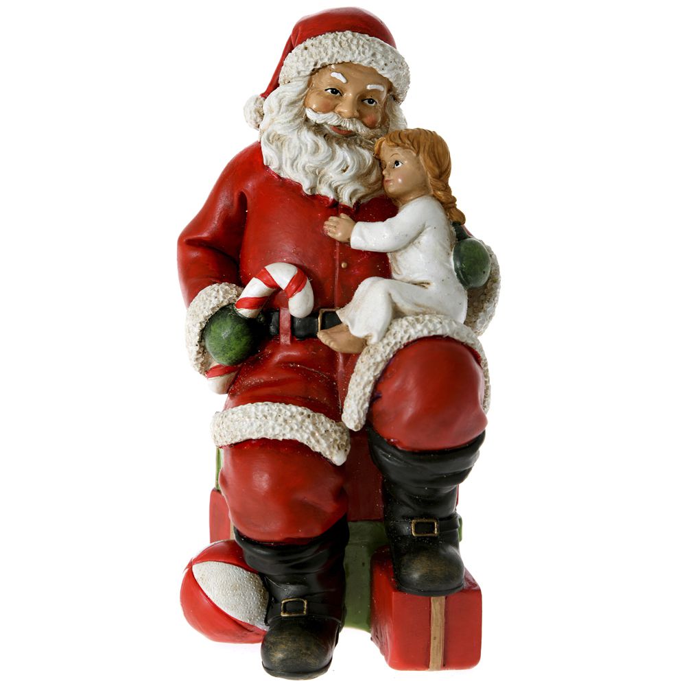 63016 Y NG.FIGURA DEDA MRAZ OD KERAMIKE 10*10*18cm