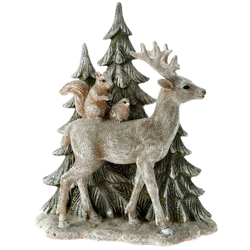 63017 Y NG.FIGURA JELEN OD KERAMIKE 17*7*20cm