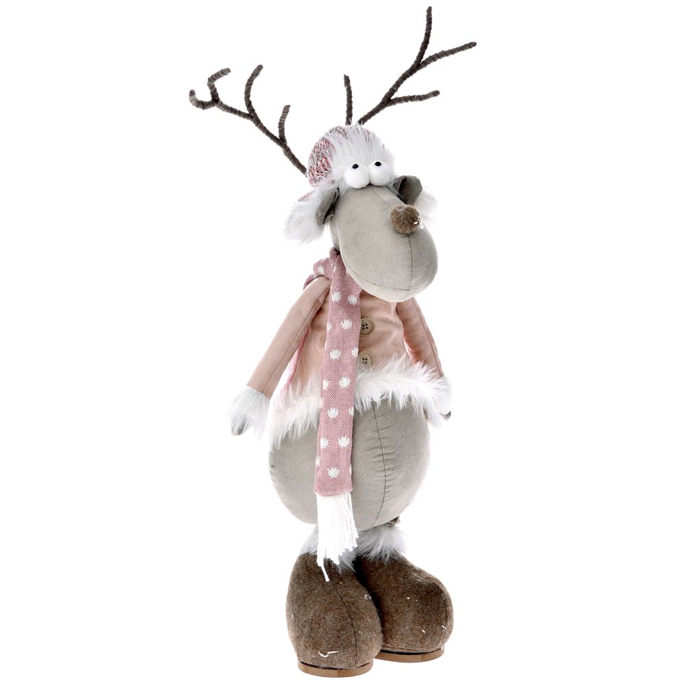68279 Y NG.PLIŠANI JELEN ROZE 86cm