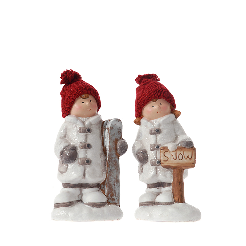55415 Y NOVOGODIŠNJE FIGURE DEVOJČICA I DEČAK SET/2