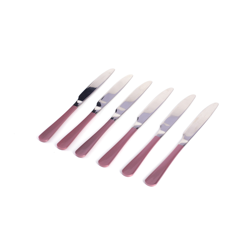 D-628 NOŽEVI S/6 ROZE, CRNI, BELI