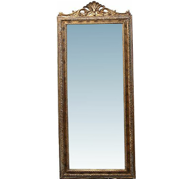 3952610038 DRVENO OGLEDALO ANTIC GOLD