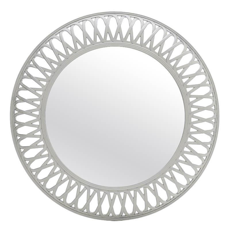 3959250012 OGLEDALO BELO SREBRNO PLASTIČNO 75*5cm