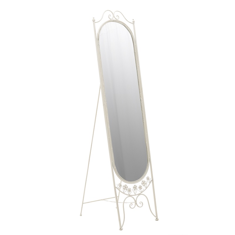 3959070002 OGLEDALO PODNO BELO METALNO 48*50*178cm