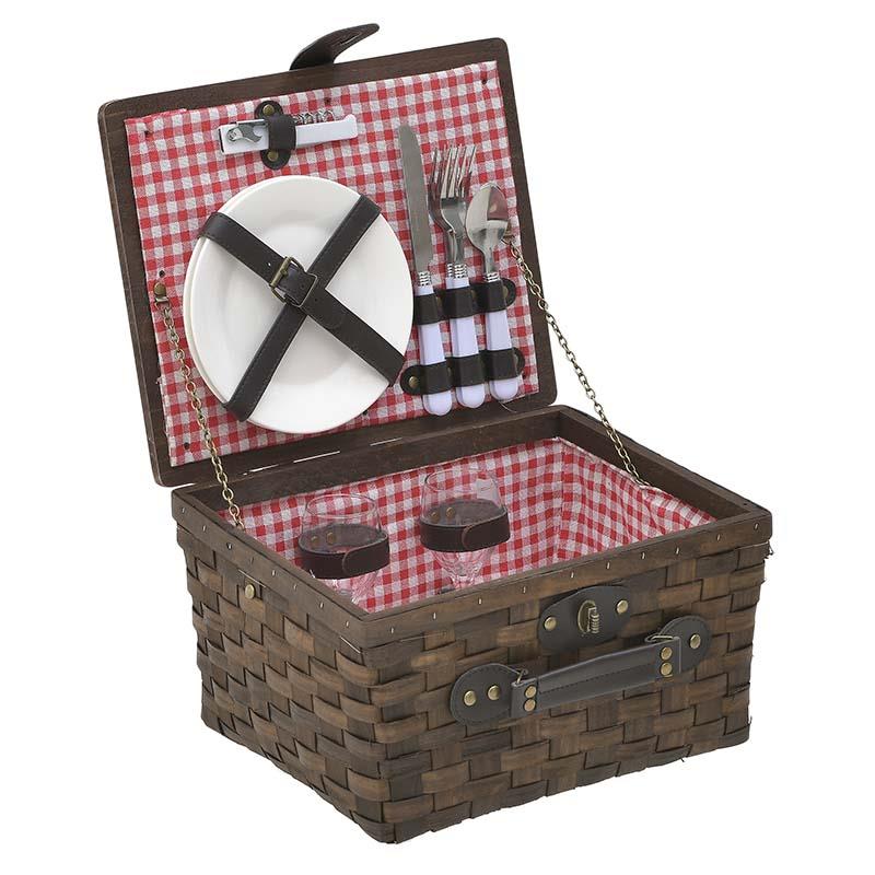 3606120009 PIKNIK KORPA SA PRIBOROM ZA 2 OSOBE 33x27x18 cm