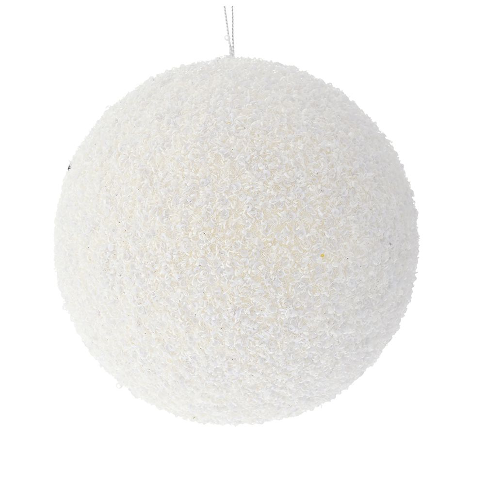 PLASTIČNA BELA SA ŠTRASOM 10 CM