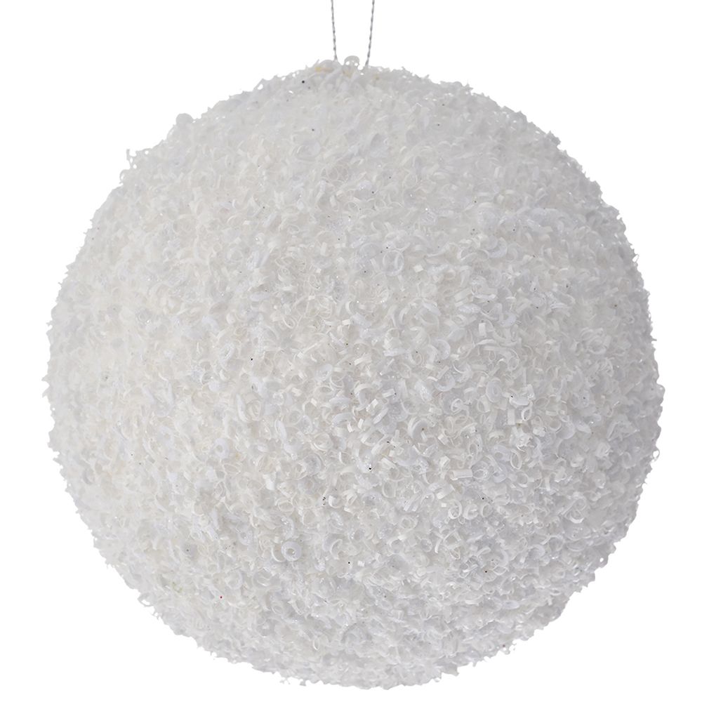 PLASTIČNA BELA SA ŠTRASOM 15 CM