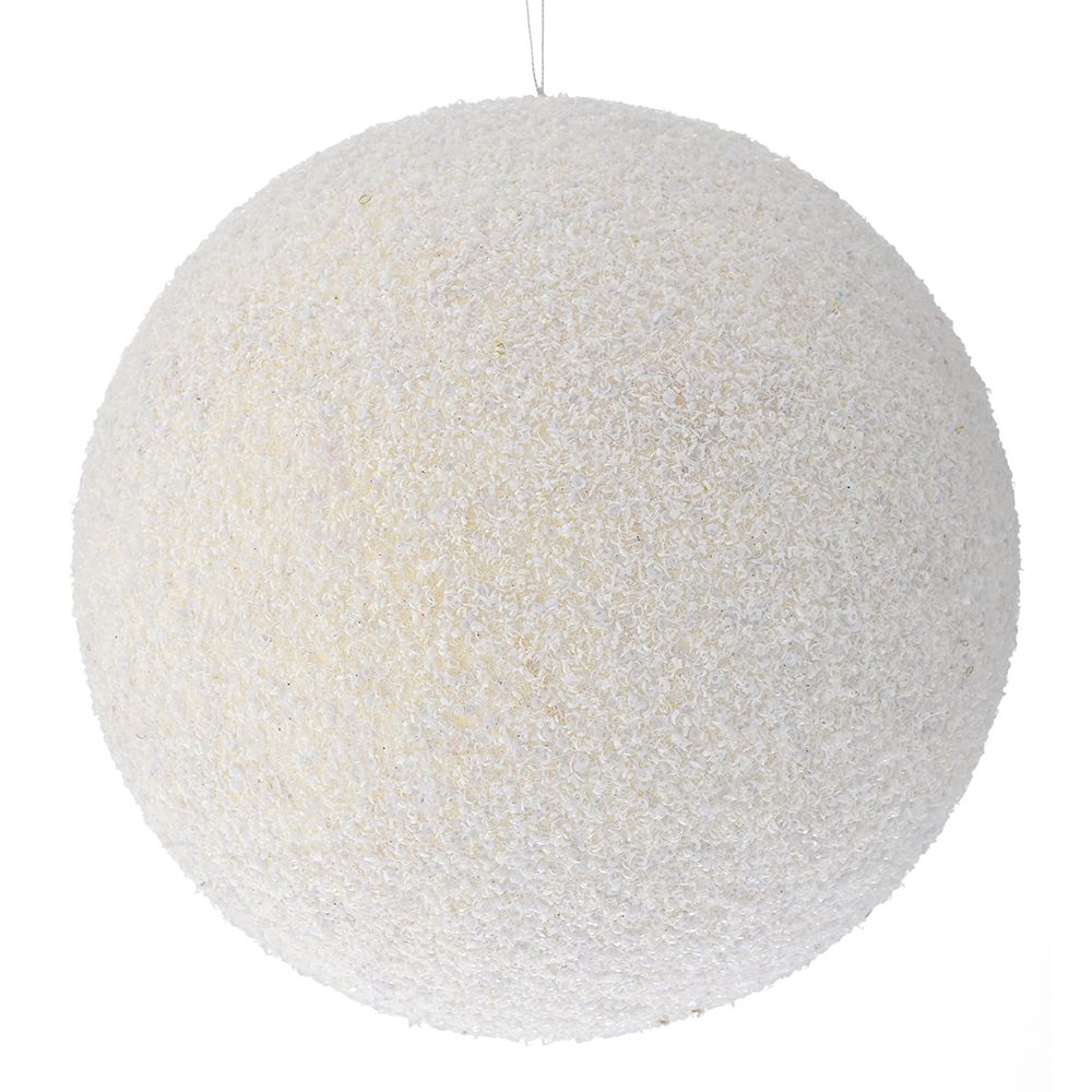 PLASTIČNA BELA SA ŠTRASOM 25 CM