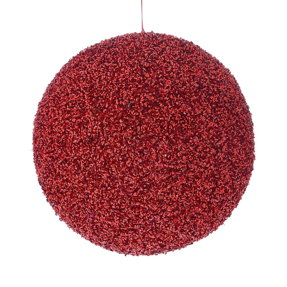 PLASTIČNA CRVENA SA ŠTRASOM 10 CM