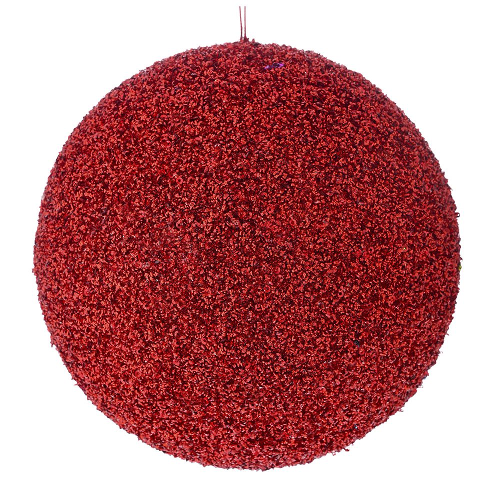PLASTIČNA CRVENA SA ŠTRASOM 20 CM