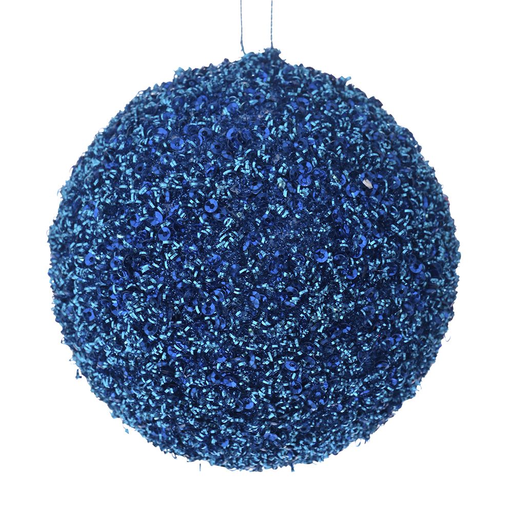 PLASTIČNA PLAVA SA ŠTRASOM 12 CM