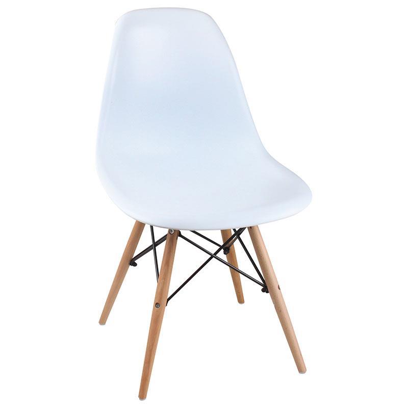 3503400001 PLASTIČNA STOLICA BELA 46*44*80cm
