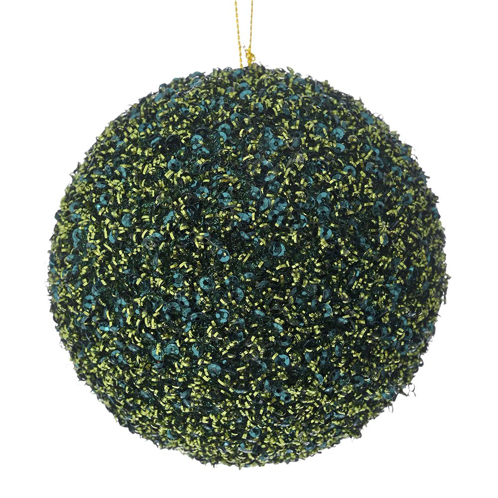 PLASTIČNA ZELENA SA ŠTRASOM 12 CM