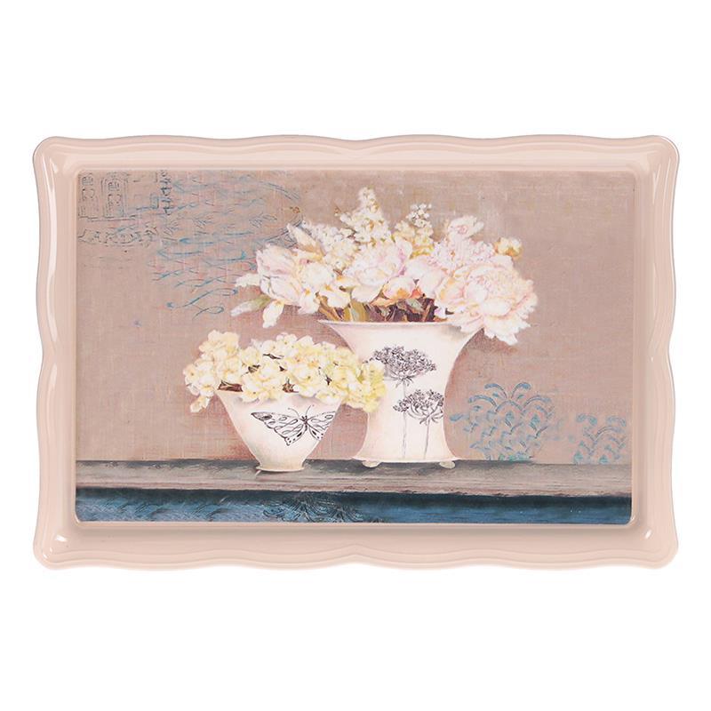 3604340001 PLASTIČNI POSLUŽAVNIK OSLIKANI 31*21*2cm
