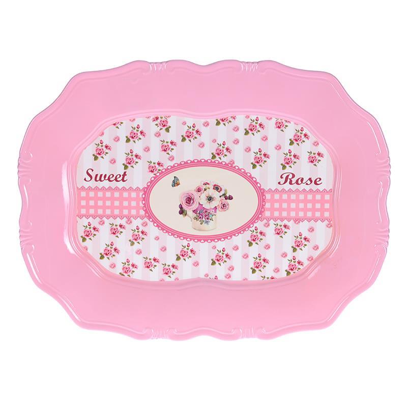 3604340009 PLASTIČNI POSLUŽAVNIK OSLIKANI 43*32*2cm