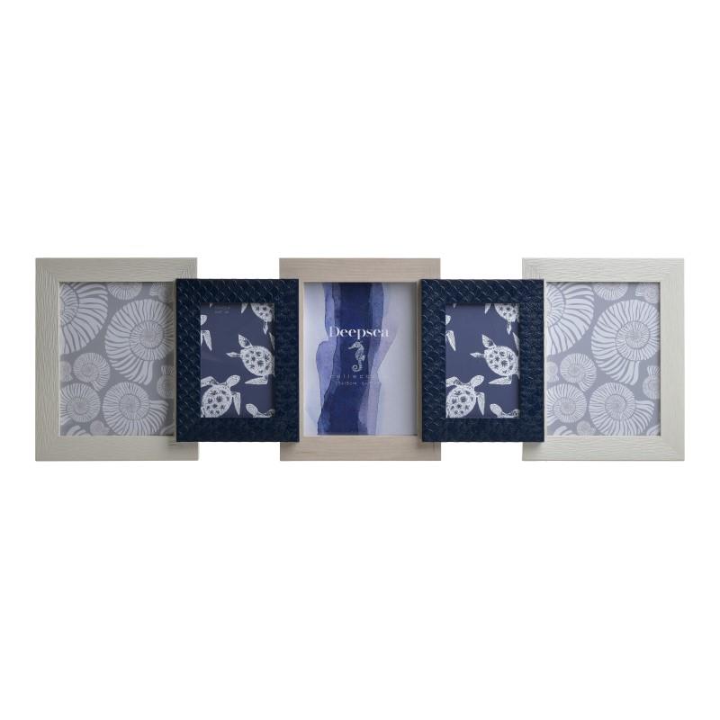 3302020072 PLASTIČNI RAM ZA VIŠE FOTOGRAFIJA PLAVI 81X5X26 CM