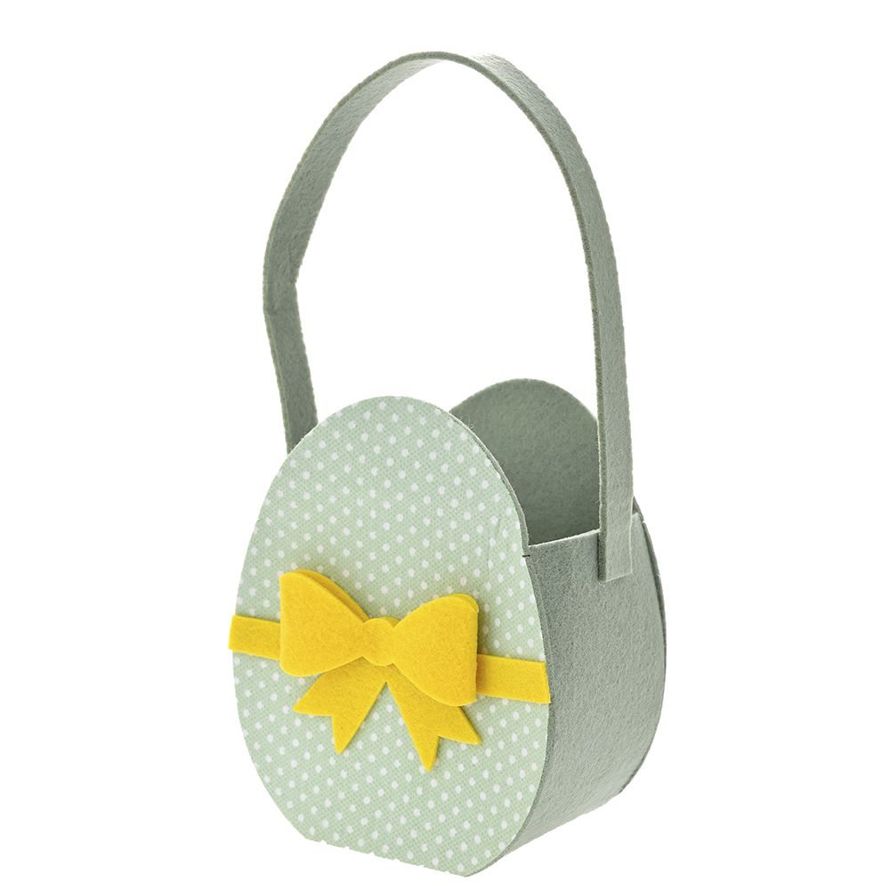 80686 PLATNENA KORPICA ZELENO JAJE 14X8X18 CM