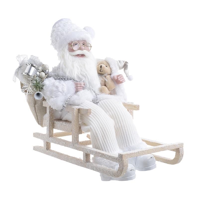 2703060189 PLATNENA LUTKA DEDA MRAZ BELI NA SANKAMA 