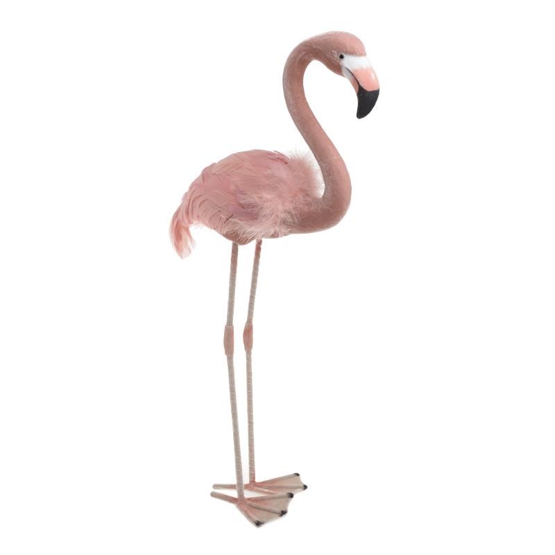 3705300037 PLIŠANA FIGURA FLAMINGO SA PERJEM 35*12*62cm